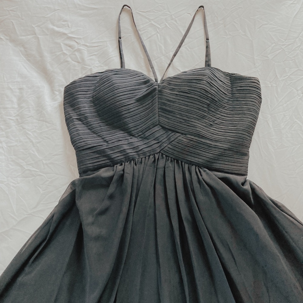 Navy Blue Long Prom Dress